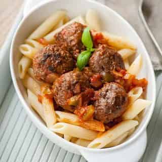 Deliciously Healthy Meatballs & Sauce Recipe