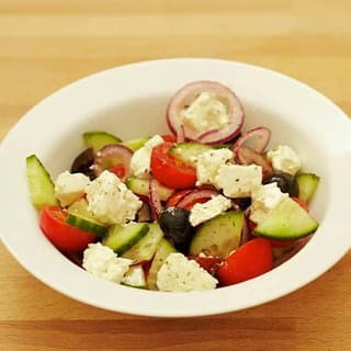 Craft the Perfect Greek Salad in Minutes!