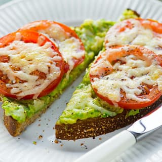 Tasty Mashed Avocado Cheese Toast Recipe