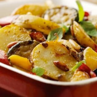 Delicious Mediterranean Potato Tray Bake