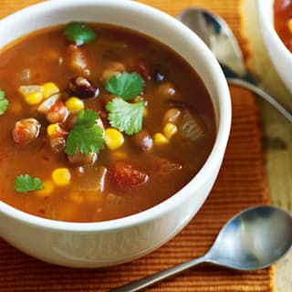 Hearty Mexican Bean & Tomato Soup Recipe