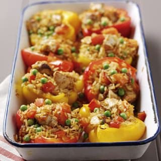 Spicy Turkey Stuffed Peppers Delight