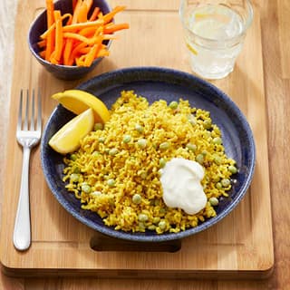 Delicious Pigeon Peas Pilau & Carrot Pickle