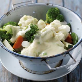 Veggie Delight with Cheese Sauce Recipe ๐ฟ๐ง